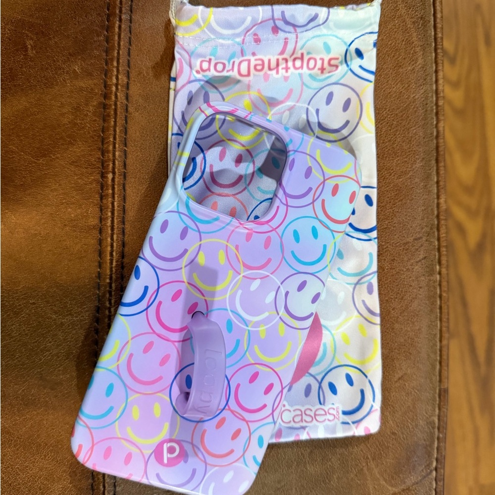 Loopy Case Purple Smiley Face Phone Case